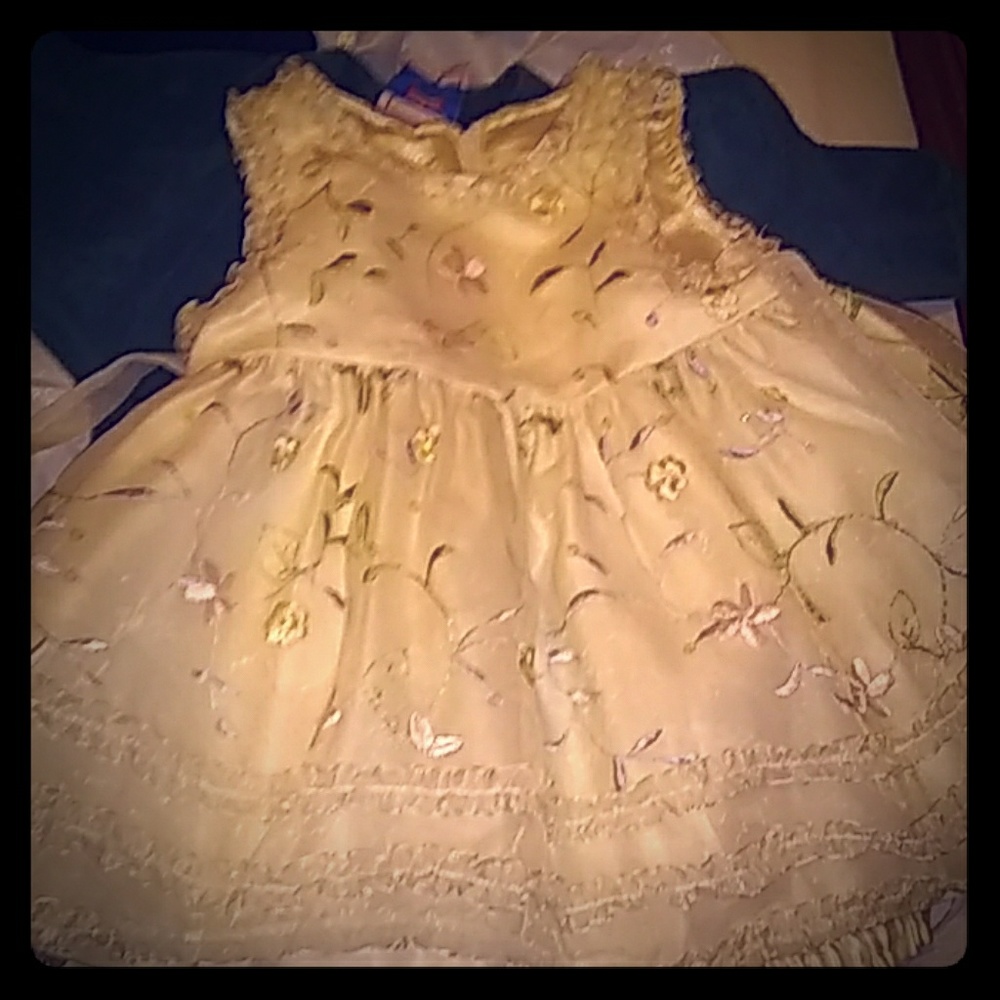 Infant girl American princess dress and shorts